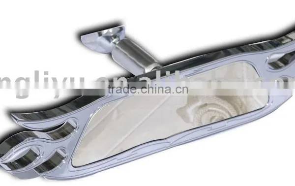 Chrome Flame Car Mirror