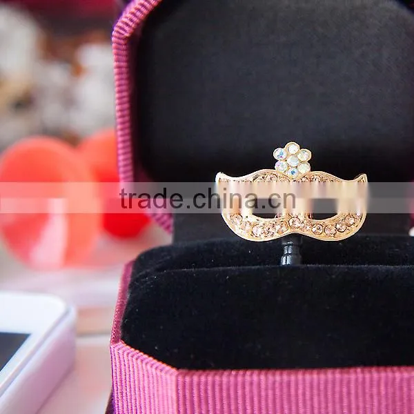 Rhinestone Dust Plug Luxurious Crown Earphone Dust,promotion Gift A108 photo-3