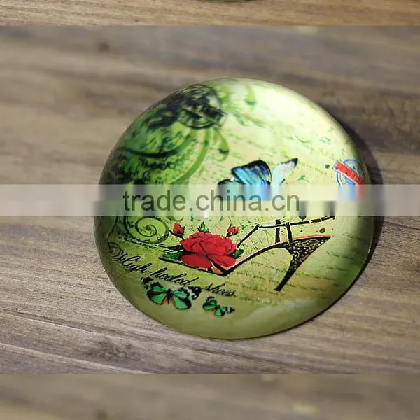 Half-ball Europe Regional Feature Crystal Paperweight for Business Gift photo-2