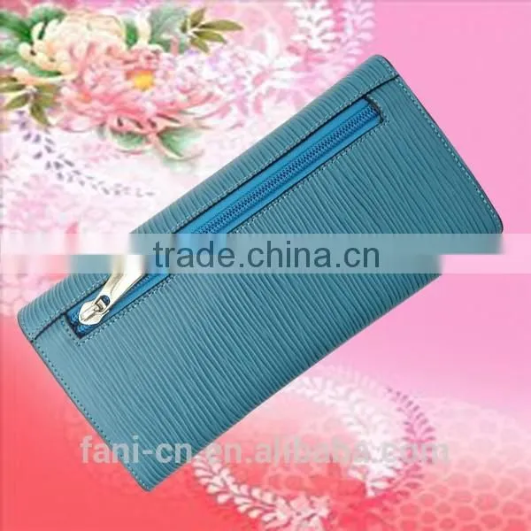 Elegant and Stylish With Snap Fastener&zipper Design Clutch Leather Wallet for Women photo-5