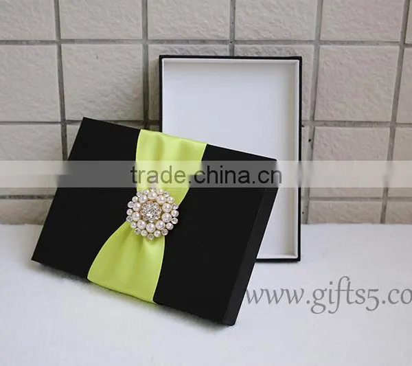 Elegant Black Packaging Boxes for Wedding Invitations photo-4