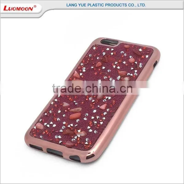 Electroplating Beautiful Stone and Diamond Funky Mobile Cell Phone Case for Oppo R7s R831k n1 photo-5