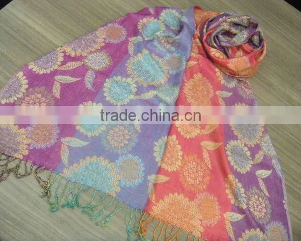 Printed Pasmina Shawl/Scarves photo-4