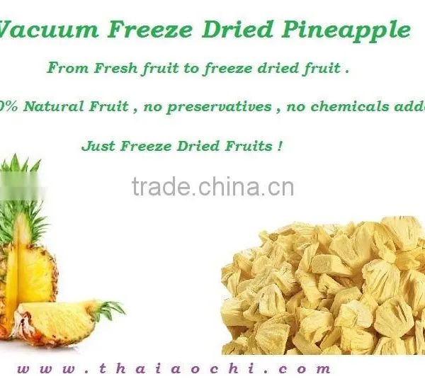 Thailand Dried Fruit - Vacuum Freeze Dried Pineapple Bulks " Sapalot " [ High Quality Dried Fruit Snack From Thailand ] photo-4