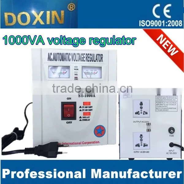 500va-10kva Household 220v ac Automatic Copper Voltage Regulator Delay Stablizer Keep Voltage Machine