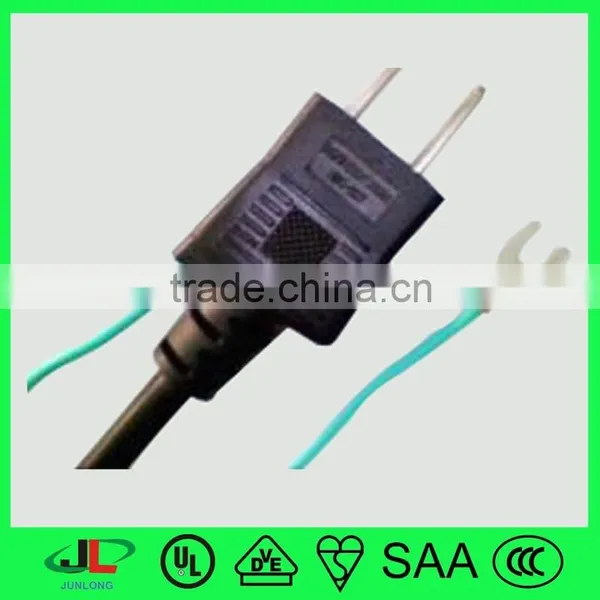PSE 2 Pin Plug Electrical Cable Wire With Grounding Wire and IEC C13 Plug photo-3