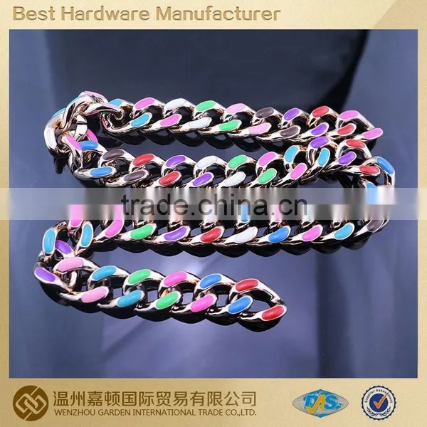 Plastic Coloured Chain for Garment