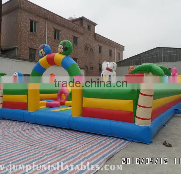 New Model Large Inflatable Fun Land for Chidlren,Inflatable Amusement Park Giant Obstacle Course Inflatable Theme Park photo-4