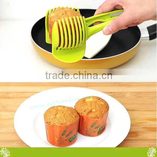Lemon Fruit Cutting Tongs Fruit Slicer,Round Fruit Vegetable Cutter Slicer, Lemon Tomato Egg Circular Cutter Assistant Slicer photo-6