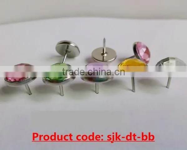 Factory Supply Excellent Quality Rhinestone Crystal Buttons From China photo-2