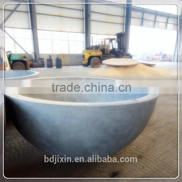 Carbon Steel hemispherical bottom dish end boiler cap