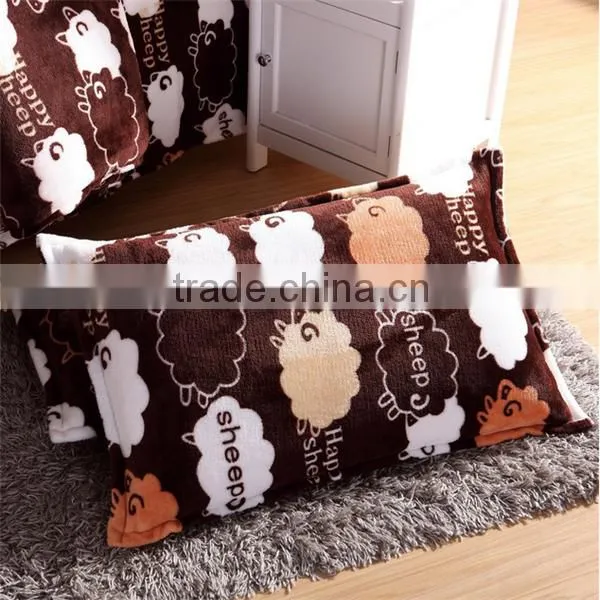 Fantasy Warm Thickened Active Dyeing Four Piece Cashmere Flannel Bedding Sets photo-3