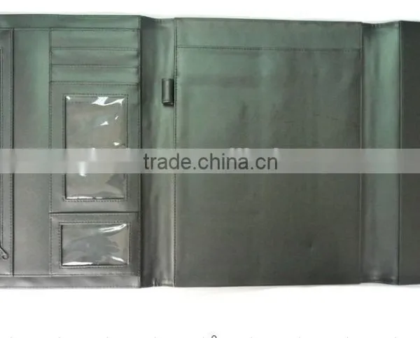 Office Stationery Leather Folder, Business Portfolio With Magnetic photo-3
