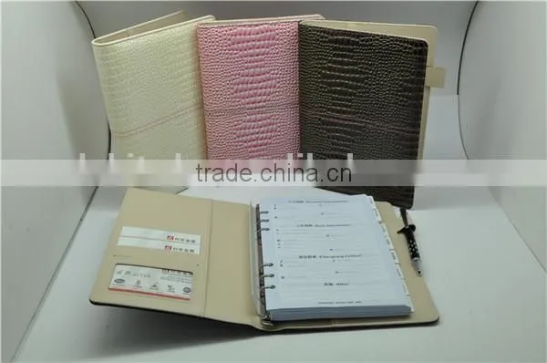 Customizable a5 pu Leather Notebook With Dividers photo-5