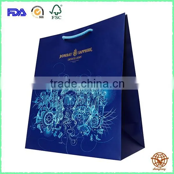 Wholesale Glossy Paper Bag , Manufacotry Printed Paper Shopping Bag