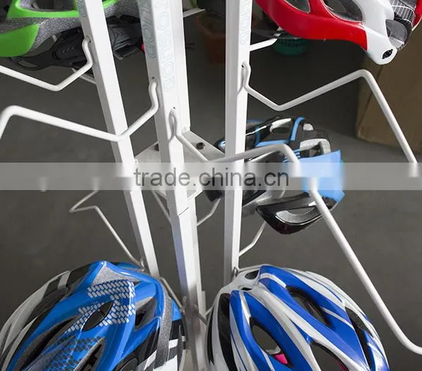 Factory Custom Floor Safety Helmet Display Rack,hat Display Rack for Retail Store photo-3