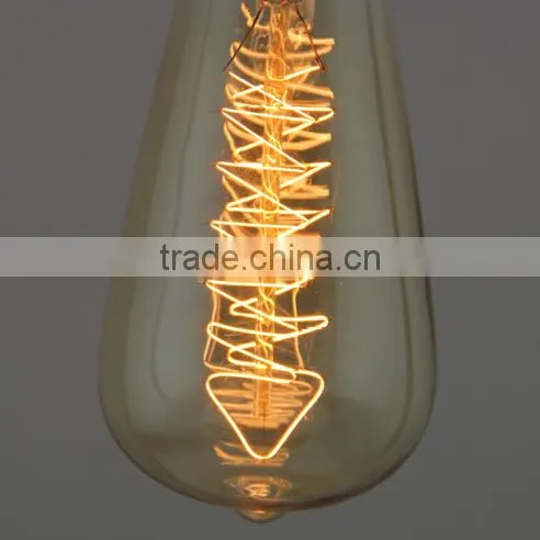 ST64 E27 Edison Bulbs Restoring Ancient Ways The Industrial Revolution Style Light Bulb 40W 60W photo-3