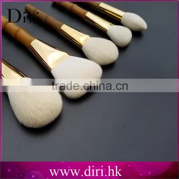 New Design 5pcs Wooden Handle Professional Bamboo Makeup Brushes photo-5