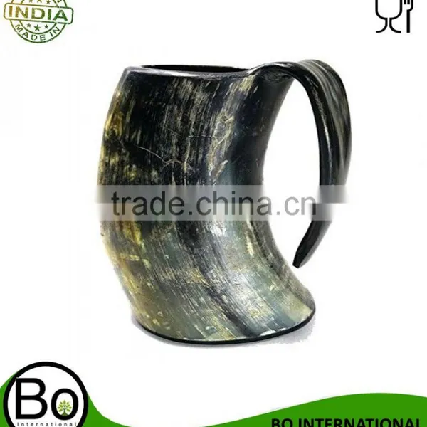 Water Buffalo Horn Mug 6 Inch