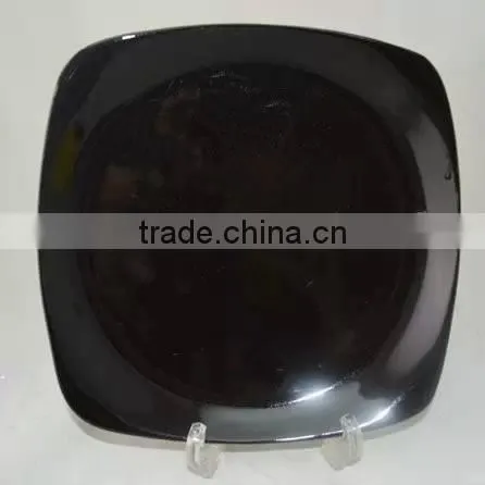 2015 New Product , Color Glazed Square Plate , Ceramic Plate photo-2