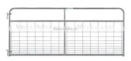 Galvanized 4ft Height Tubular Gate With Wire Mesh photo-2