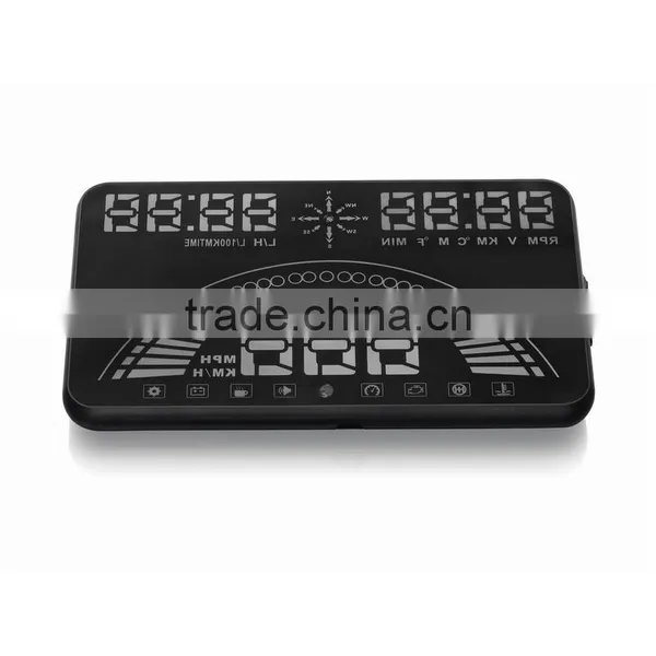 5.8 Inch Screen Hud S7 GPS Hud for Car With Speed and Overspeed photo-4