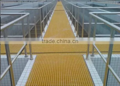 Glass Fiber Reinforced Plastic Walkway Grating/FRP Composite Mould Grating photo-4