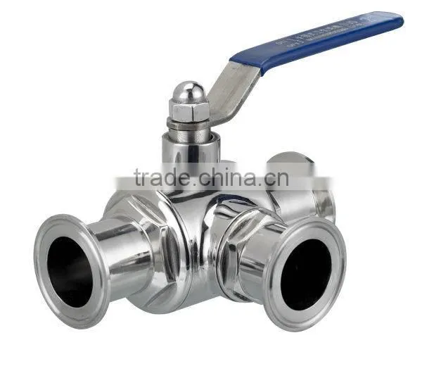 Sanitary Three Ways Ball Valve(Electric and Pneumatic) photo-3