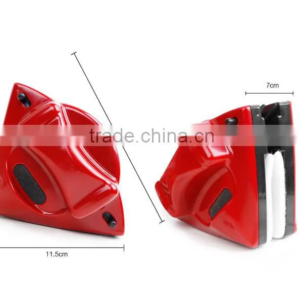 Easy to Grasp Red Magnetic Glass Cleaner photo-5