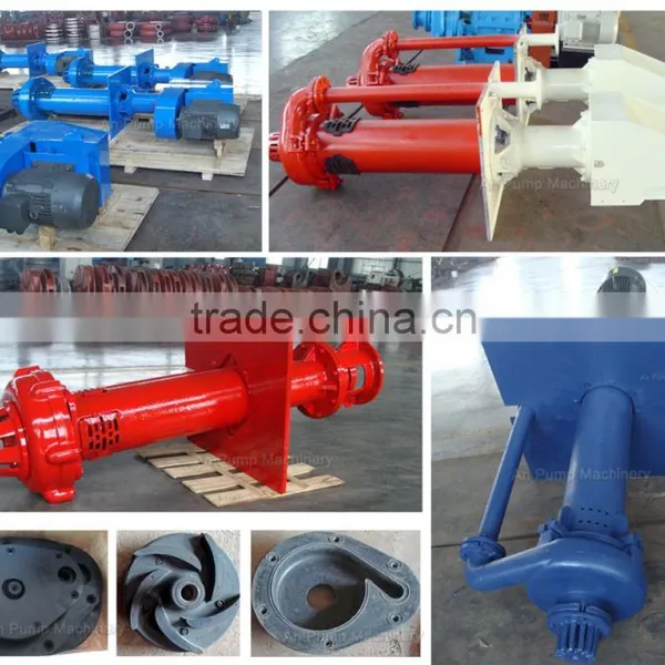 Mining Coal Project Usage Non-clog Centrifugal Vertical Slurry Pump photo-2