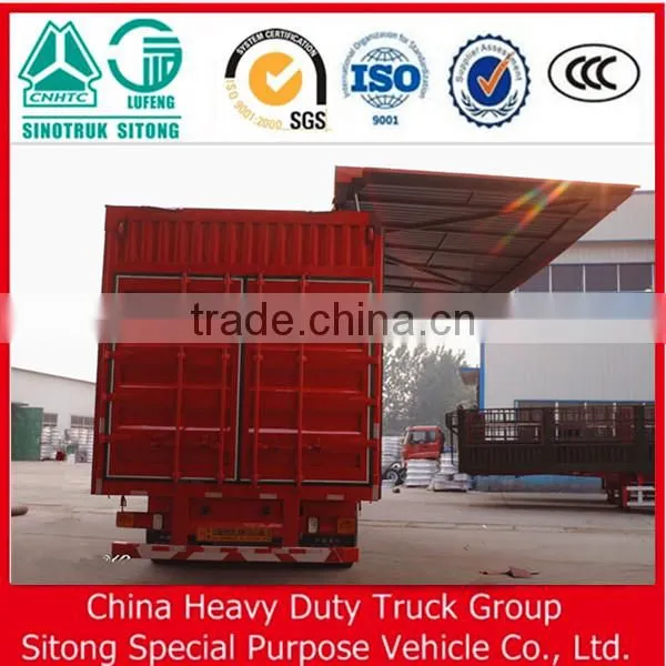 Sino Truck Stainless Steel Box Semi Trailer for Online Shopping photo-3