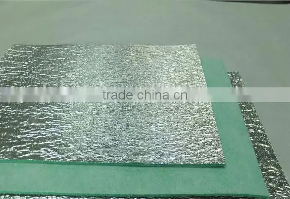 PE Film/non Woven Fiber Rebonded Soundproof Carpet Uderlay photo-3