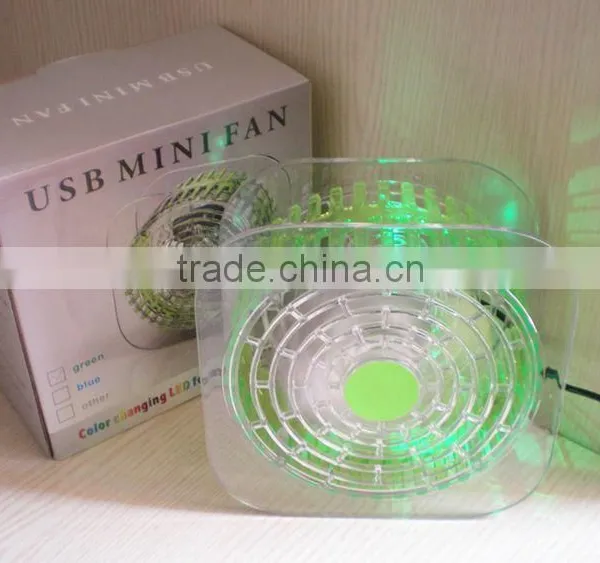 Factory Directly Supplying Desktop LED Small Desk Fan photo-2