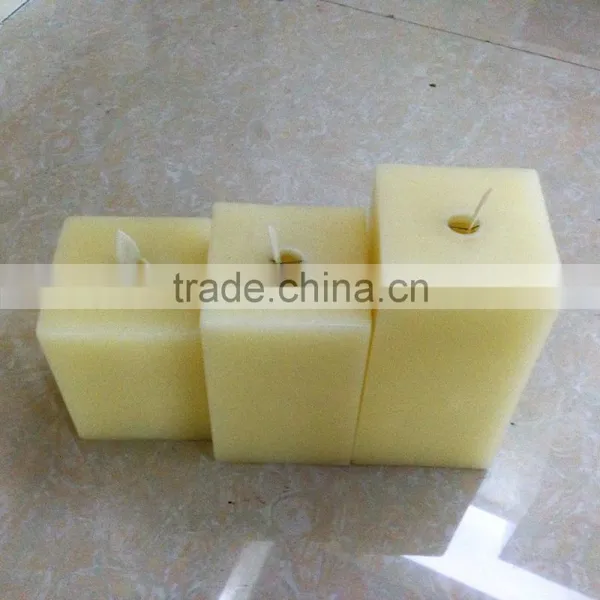 Flameless Square Shaped Moving Wick Led Candles With Timer 3pcs Led Square Shaped Dancing Wick Candles With Remote Control photo-2
