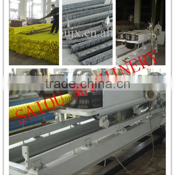PE Flat Pipe Corrugated Pipe Production Line photo-6