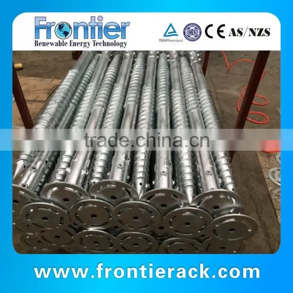 Solar Panel Ground Galvanized Steel Solar Mounting Brackets photo-5