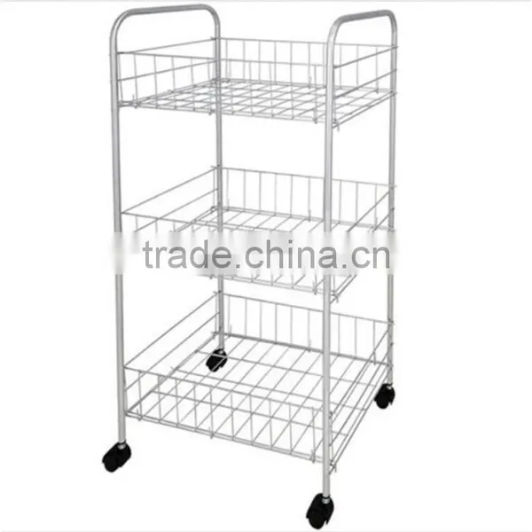 Multifunction 3-Tier Detachable Metal Vegetable Display Stand photo-4