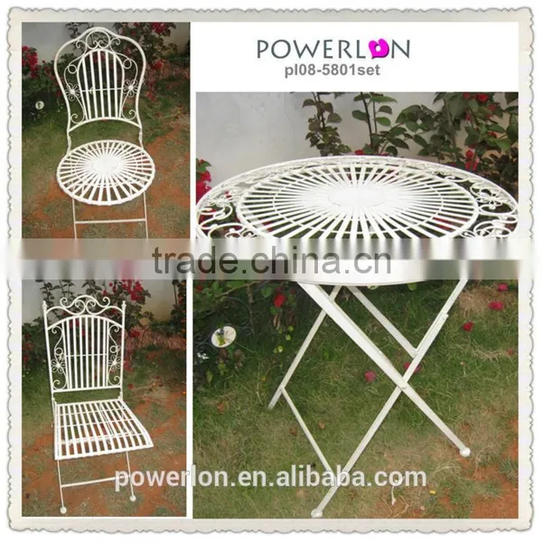 Retro Countryside Antirust Patio Table Set PL08-5087 photo-6