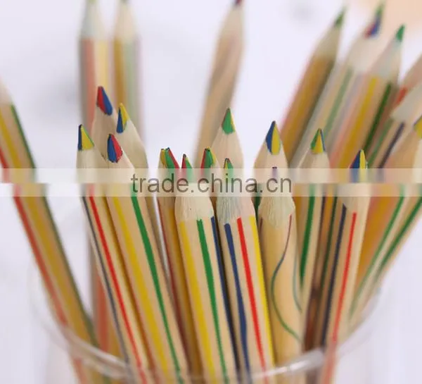 Factory Wholesale 7" Wooden Multi Colored Lead Pencils photo-2