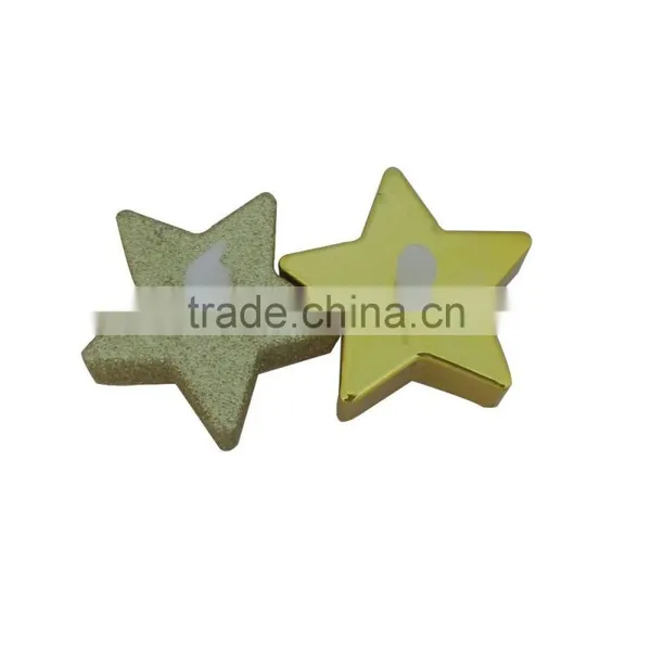 Christmas Star Shaped Metalic Battery Operated Led Tea Light Candle photo-2