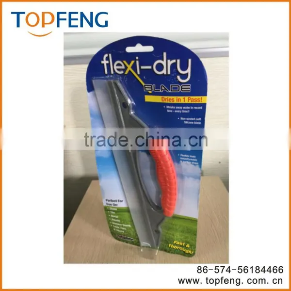 Silicone Water Wiper Scraper Blade Squeegee Car Vehicle Windshield Window Washing Cleaning photo-2