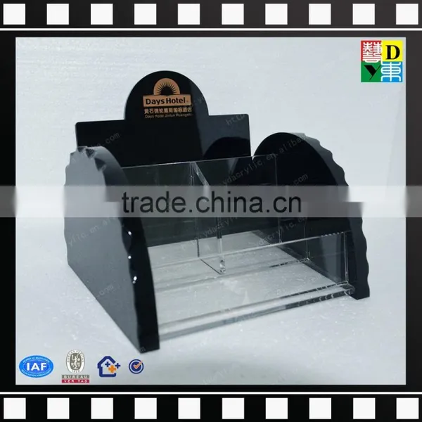 Custom Design Acrylic Hotel Use Tissue Box Luxury Acrylic Hotel Supplies PMMA Material 5star Hotel Use Cup Holder Made in China photo-2