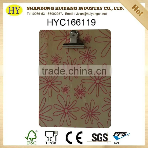FSC Custom Small Wooden Clipboard Wholesale photo-5