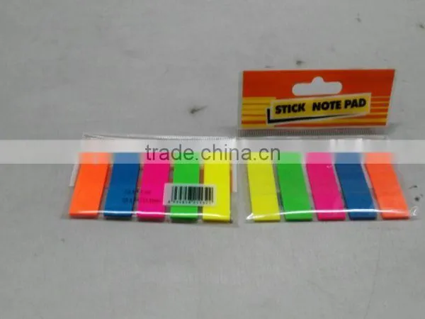 100 sheet 4 color assort plastic PET sticky note