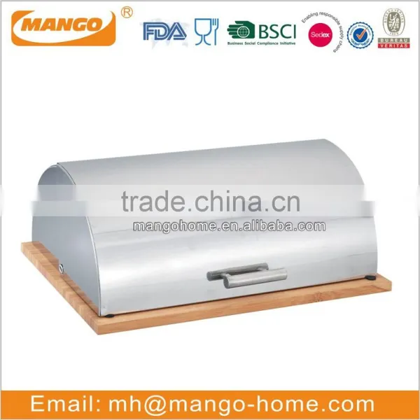 Colorful Bread Storage Bin With Bamboo Lid photo-4