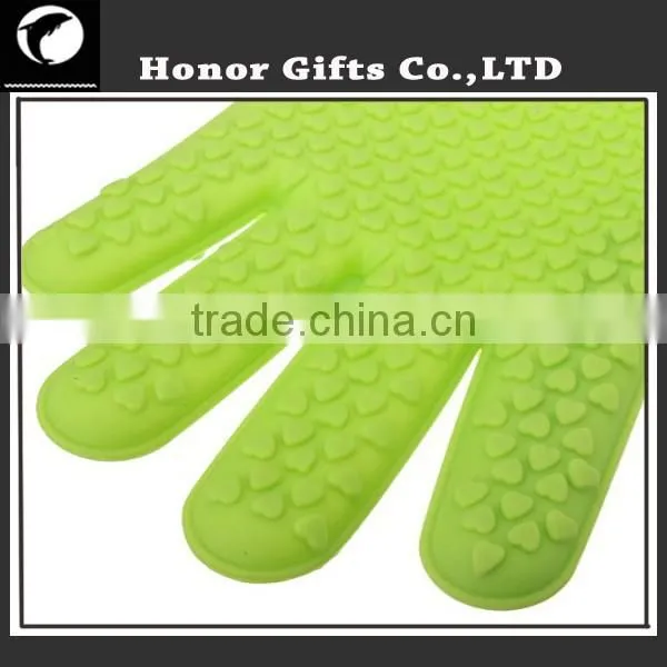 High Standard Custom Silicone Heat Resistant Grilling BBQ Gloves photo-4