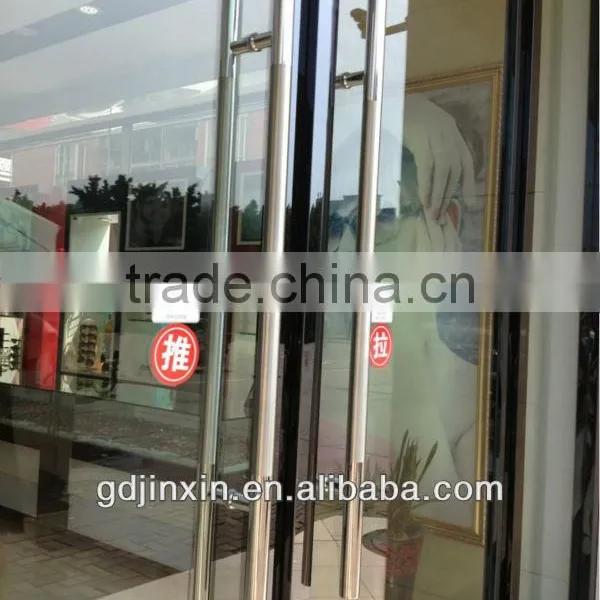 Stainless Steel Glass Door Pull Handle Art Deco Style Doors photo-5