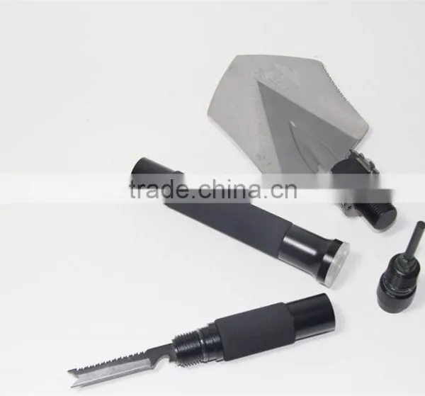 2015 NEW ARRIVAL BEST HUNTING GEAR ,PORTABLE MULTIFUNCTION SHOVLE , HI-CARBON SATEEL SHOVEL photo-3