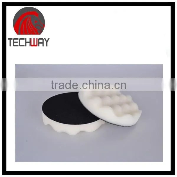 Flat Waffle Foam Pad for Car Cutting ,polishing, Waxing photo-2