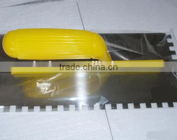 Plastic Handle Plaster Trowel / Putty Knife With Teeth photo-3